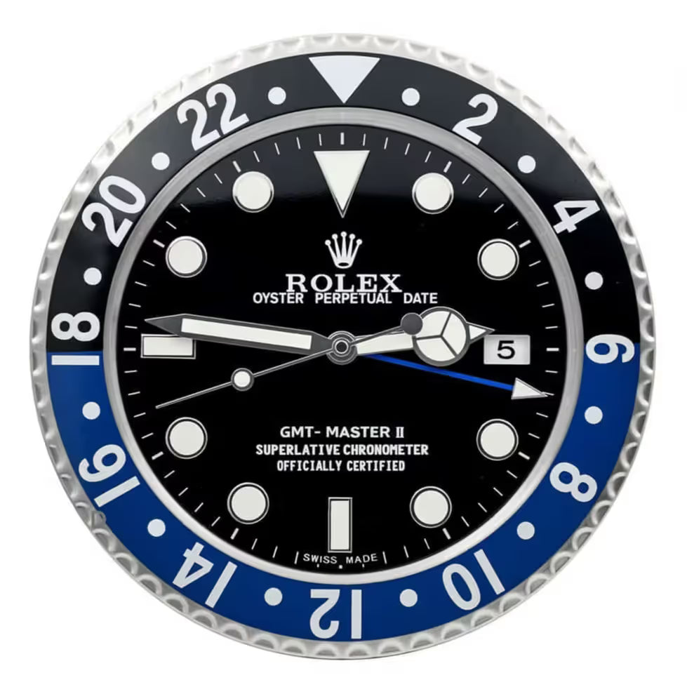 Rolex Gmt Master 2 Batman Wall Clock