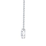 0.50ctw Round Brilliant Cut Diamond Pendant 18ct White Gold