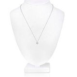 0.50ctw Round Brilliant Cut Diamond Pendant 18ct White Gold