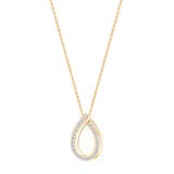 0.15ctw Round Brilliant Cut Diamond Pendant 14ct Yellow Gold