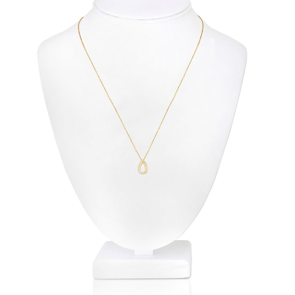 0.15ctw Round Brilliant Cut Diamond Pendant 14ct Yellow Gold
