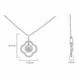 0.38ctw Round Brilliant Cut Diamond Pendant 18ct White Gold