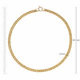 14ct Yellow Gold Double Rope Necklace