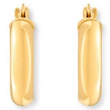 14ct Yellow Gold Classic Hinged Hoop Earrings