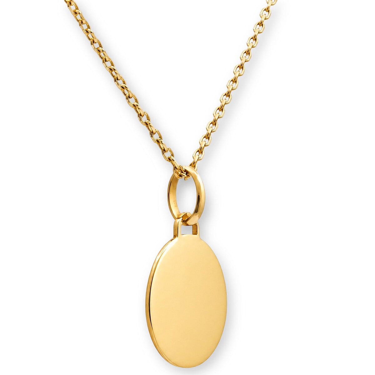 14ct Yellow Gold Disc Pendant