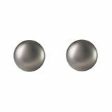 10-10.5mm Tahitian Pearl Earrings 14ct White Gold