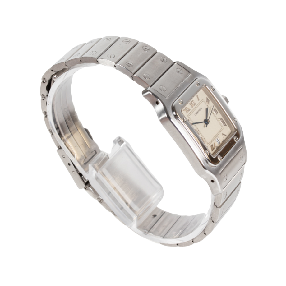 Cartier Santos 1564 Mid Size Full Set In Excellent Condition