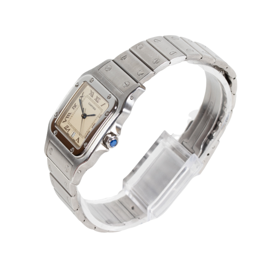 Cartier Santos 1564 Mid Size Full Set In Excellent Condition