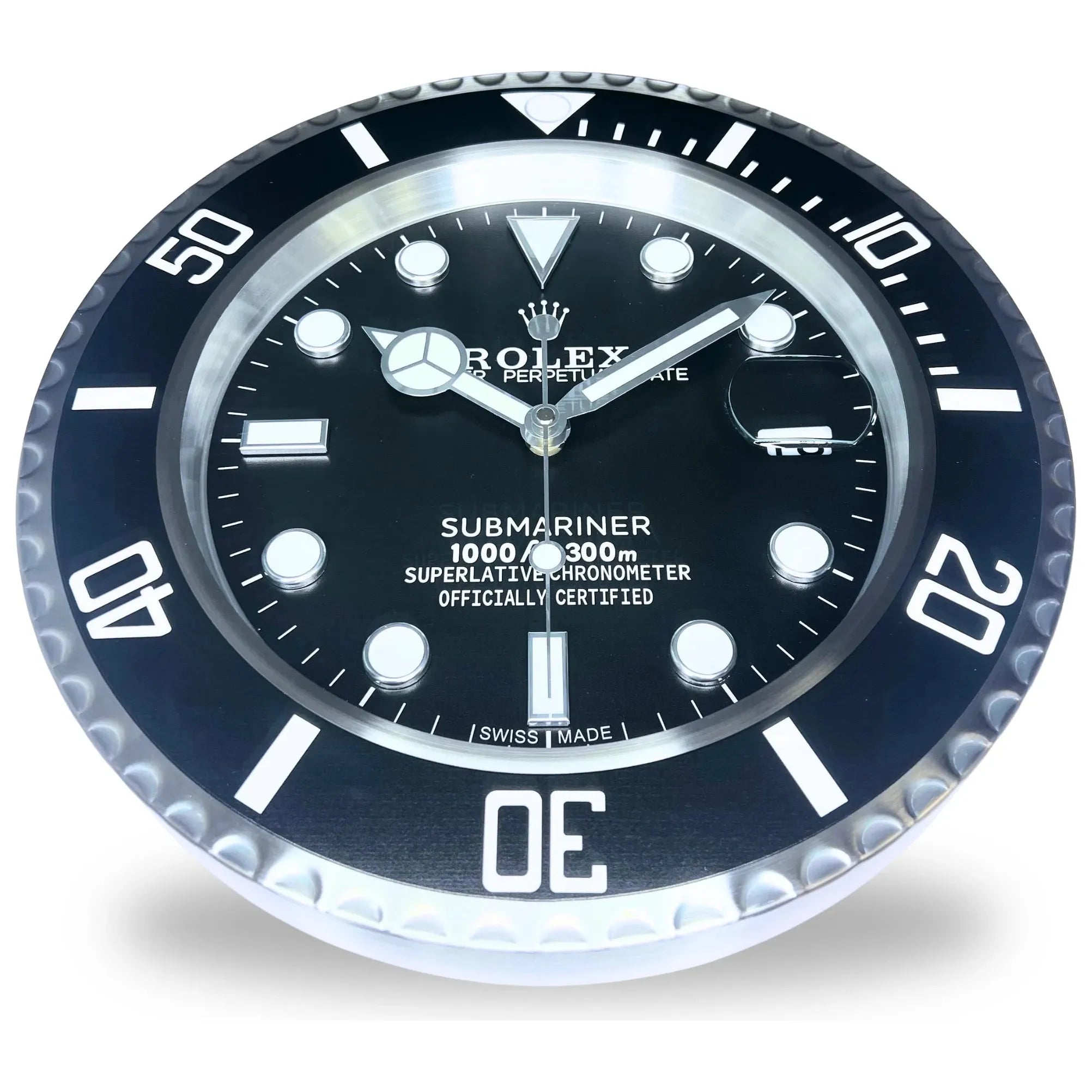 Rolex Submariner Style Luxury Wall Clock