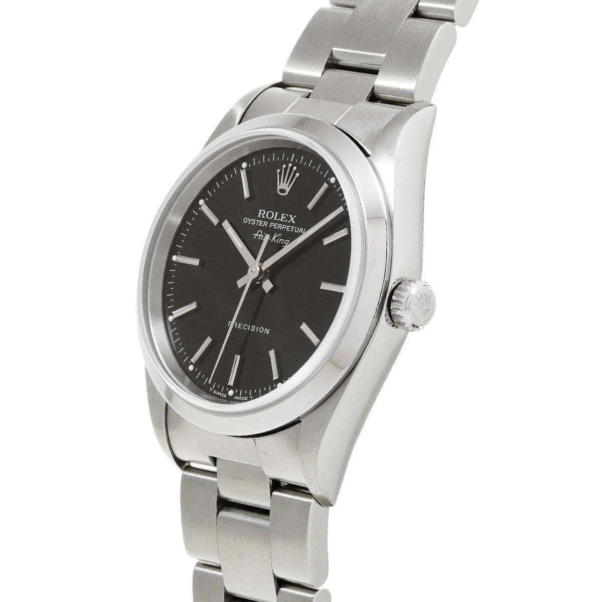 Rolex Air-King 14000 1997 34mm Stainless Steel Black Full Set