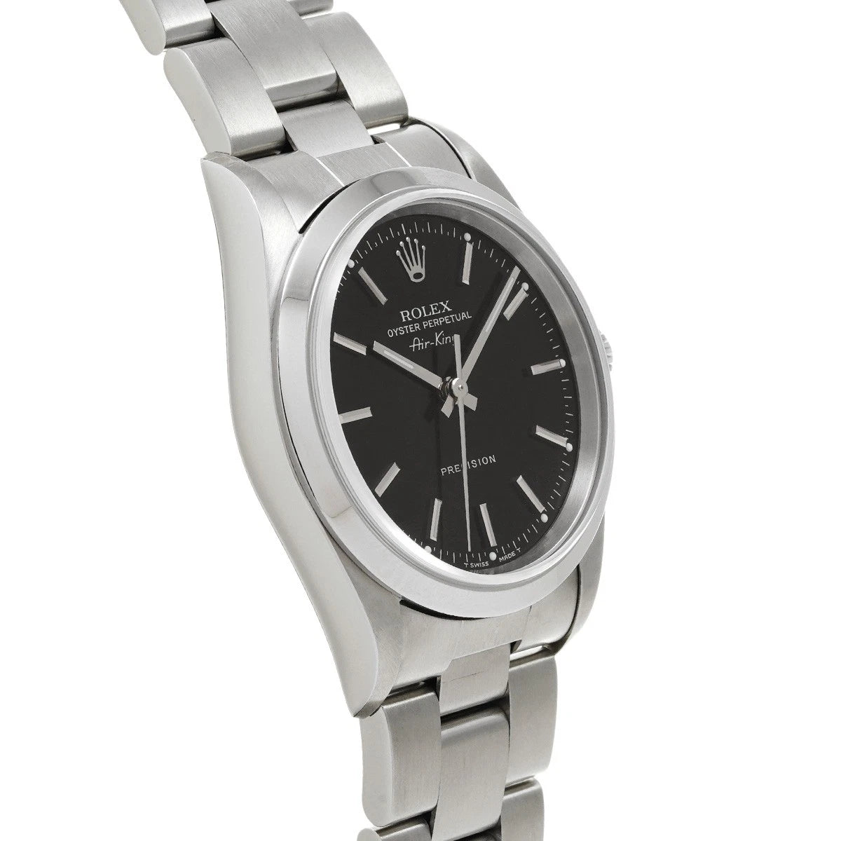 Rolex Air-King 14000 1997 34mm Stainless Steel Black Full Set