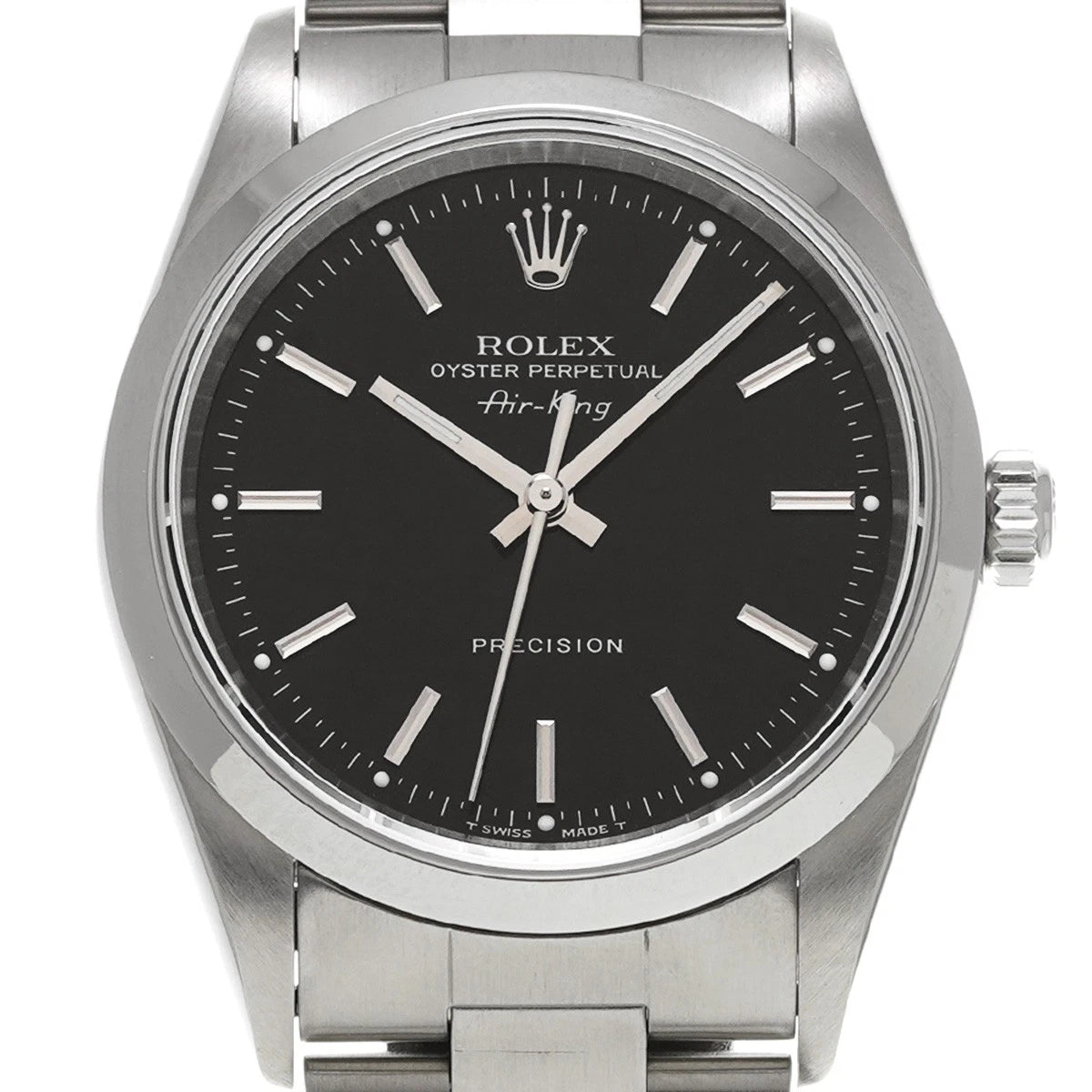 Rolex Air-King 14000 1997 34mm Stainless Steel Black Full Set