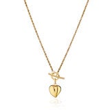 14ct Yellow Gold Heart Necklace