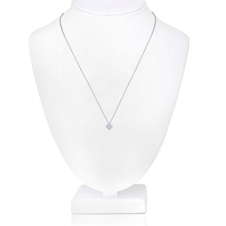 0.50ctw Round Brilliant Cut Diamond Pendant 18ct White Gold
