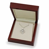 0.38ctw Round Brilliant Cut Diamond Pendant 18ct White Gold