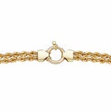 14ct Yellow Gold Double Rope Necklace