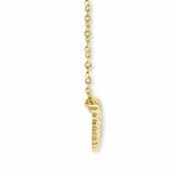 14ct Yellow Gold Textured Disc Pendant