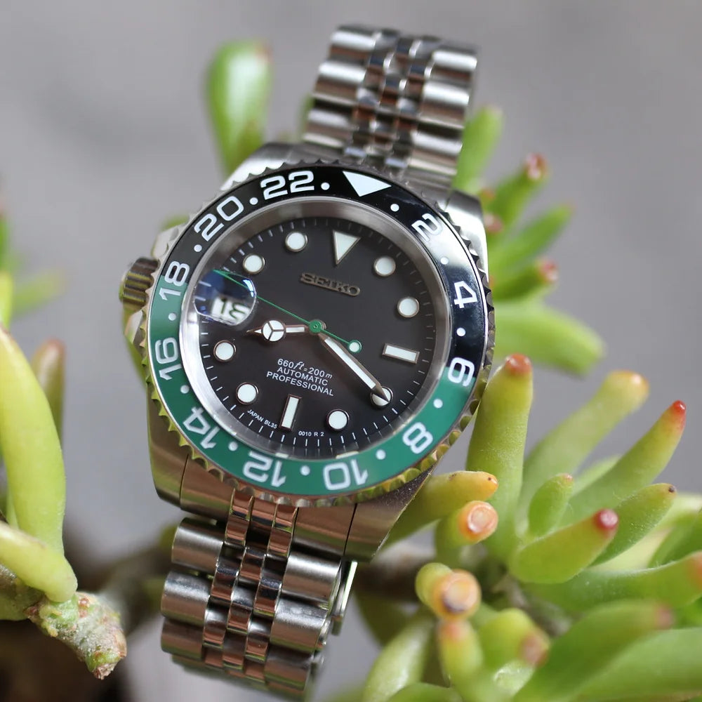 40mm Steel 'Sprite' - Custom Seiko NH35 Automatic Movement Watch