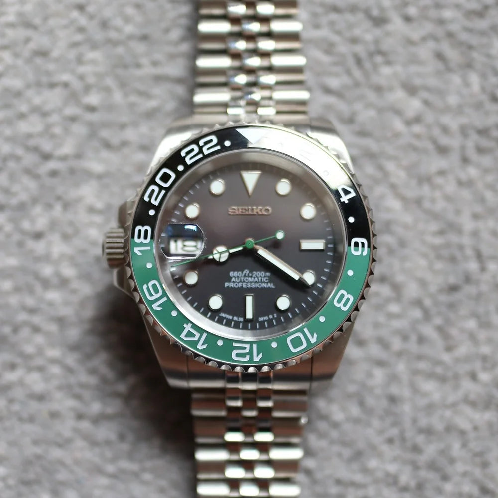 40mm Steel 'Sprite' - Custom Seiko NH35 Automatic Movement Watch