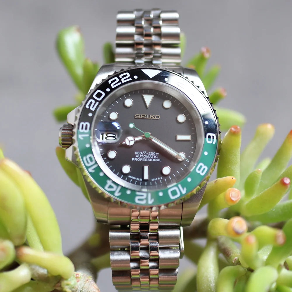 40mm Steel 'Sprite' - Custom Seiko NH35 Automatic Movement Watch