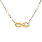 14ct Yellow Gold Infinity Necklace