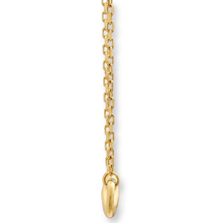 14ct Yellow Gold Infinity Necklace