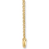 14ct Yellow Gold Infinity Necklace
