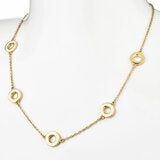 14ct Yellow Gold Love Circles Necklace