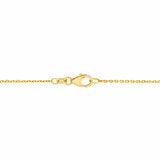 7-7.5mm Cultured Freshwater White Pearl Love Knot Pendant 14ct Yellow Gold