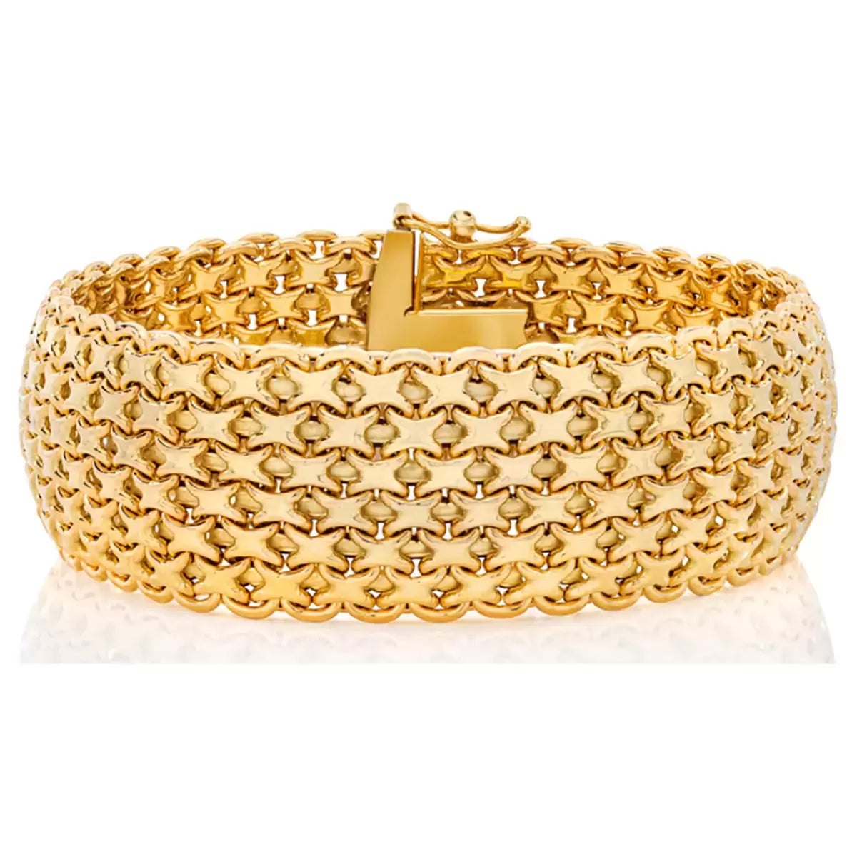 18ct Yellow Gold Bombay Bismark Bracelet