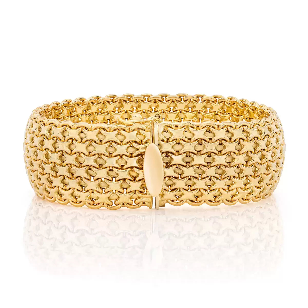 18ct Yellow Gold Bombay Bismark Bracelet