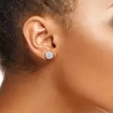 1.50ctw Round Brilliant Cut Diamond Stud Earrings 14ct White Gold