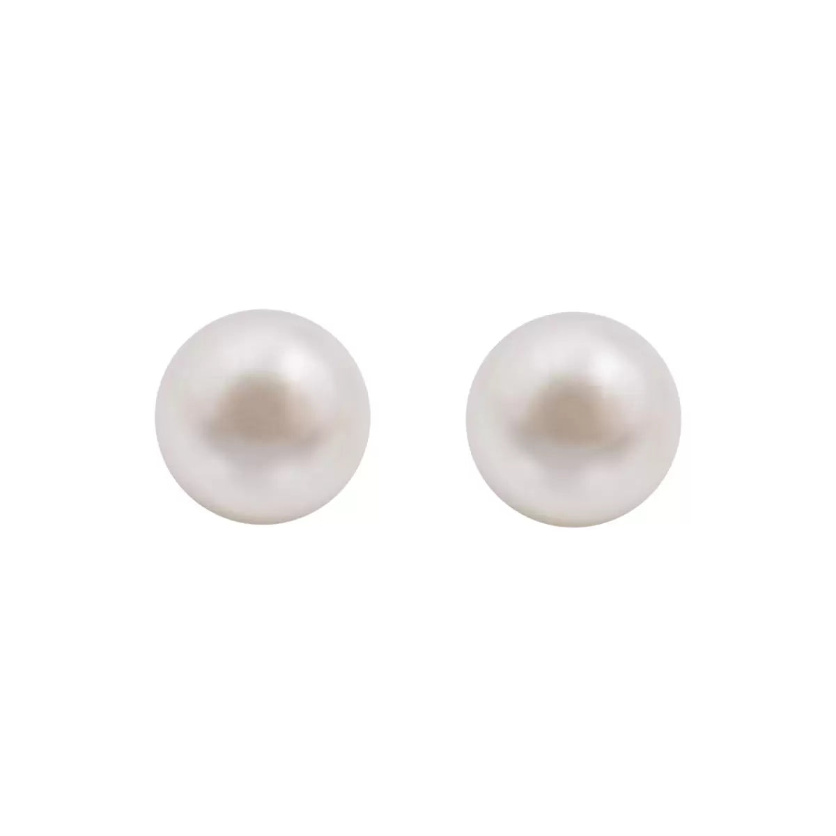 7.5mm Akoya Pearl Stud Earrings, 18ct Yellow Gold