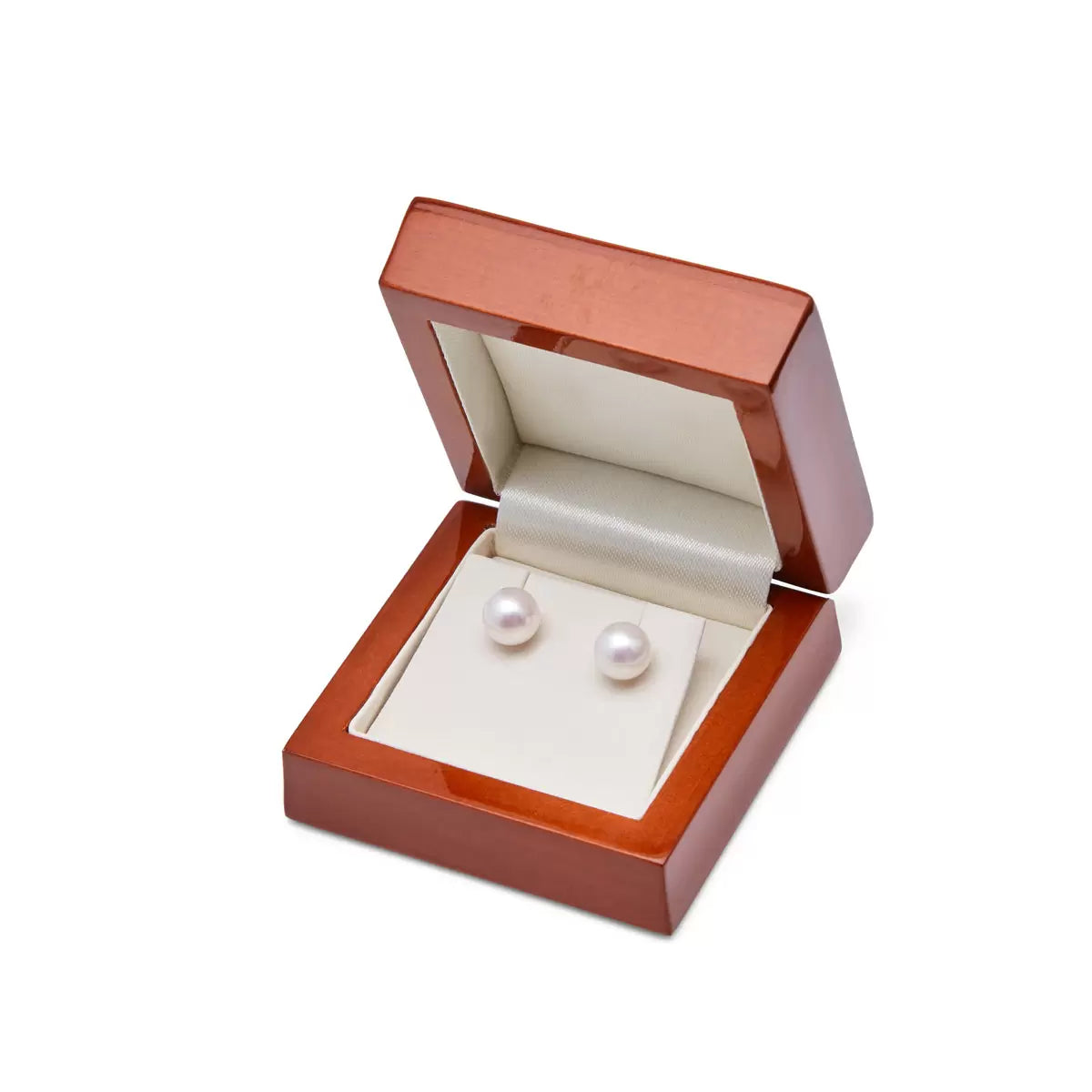 7.5mm Akoya Pearl Stud Earrings, 18ct Yellow Gold