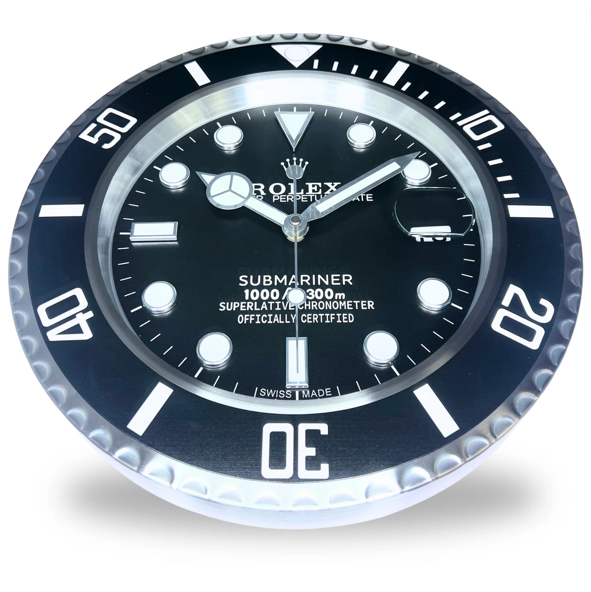 Rolex Submariner Style Luxury Wall Clock