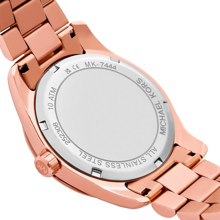 Michael Kors Lexington 38mm Rose Gold Tone Crystal Ladies Watch