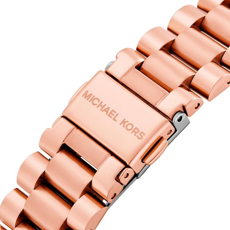 Michael Kors Lexington 38mm Rose Gold Tone Crystal Ladies Watch