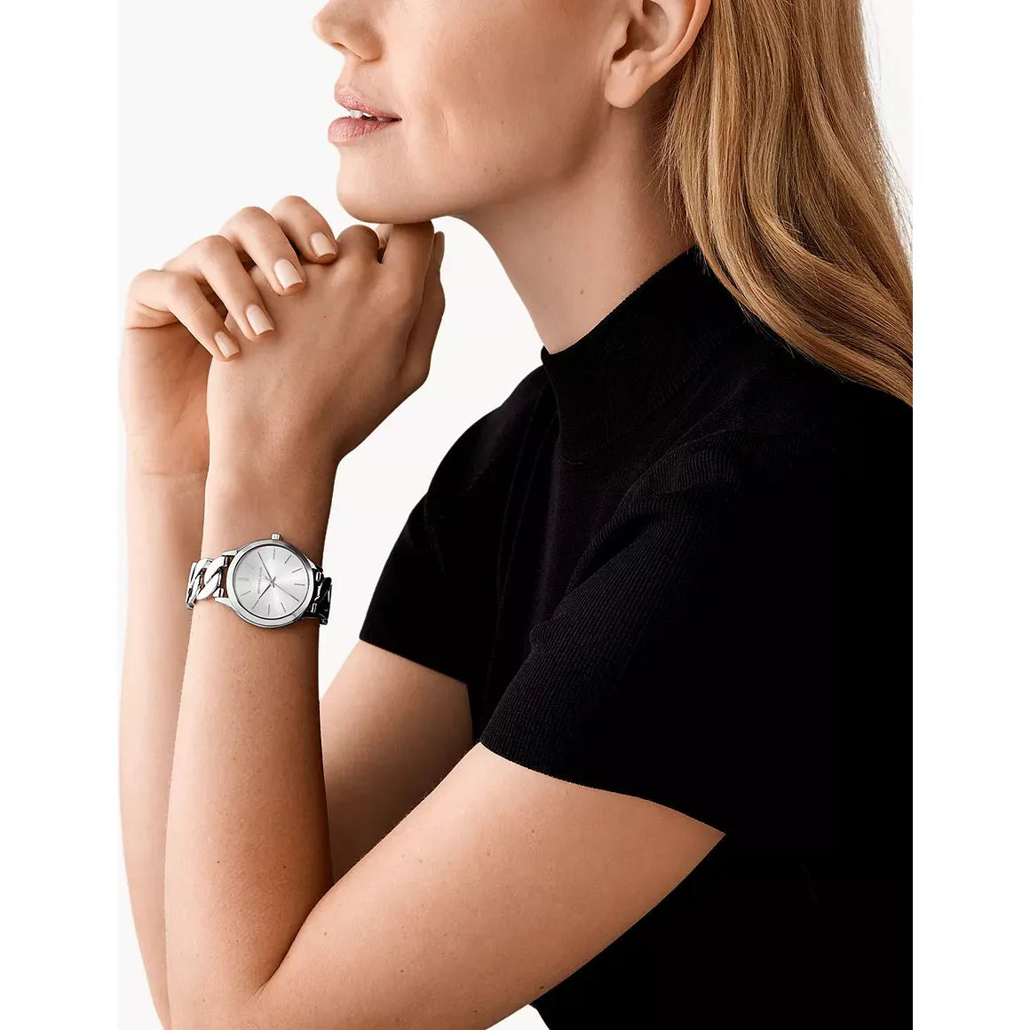 Michael Kors Michael Kors Runway Three-Hand Stainless Steel Watch