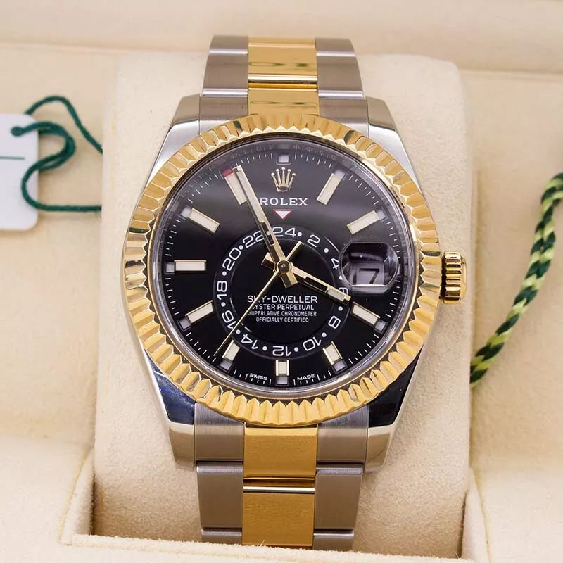 2023 Rolex Sky-Dweller 326933 Black Dial Full Set