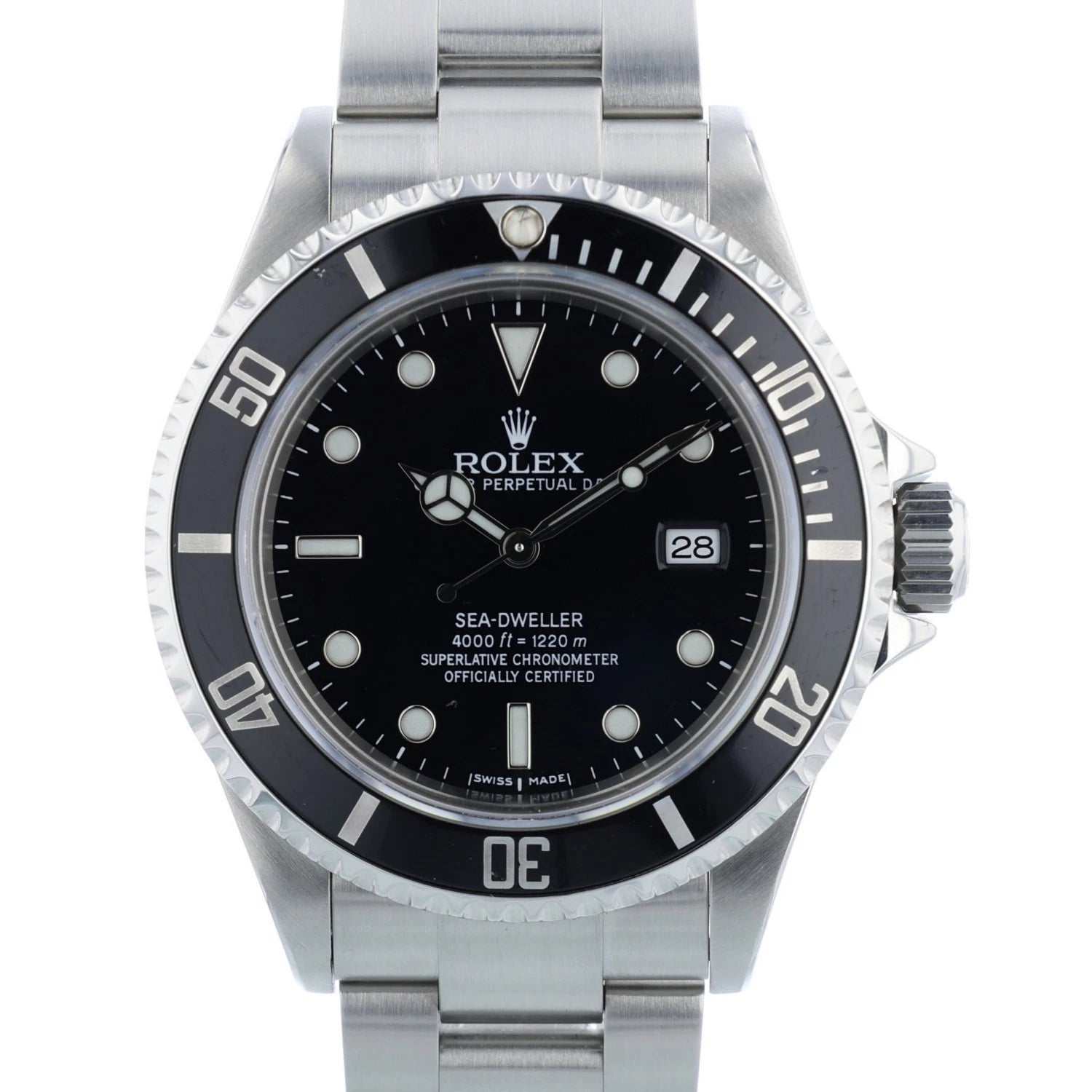 Rolex Sea Dweller 16600 40 mm Black Dial Stainless Steel 2008 Box & Papers