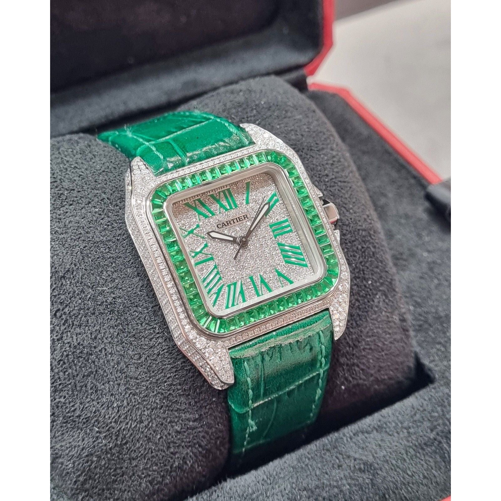 Cartier W20106X8 Santos 100 Automatic Watch