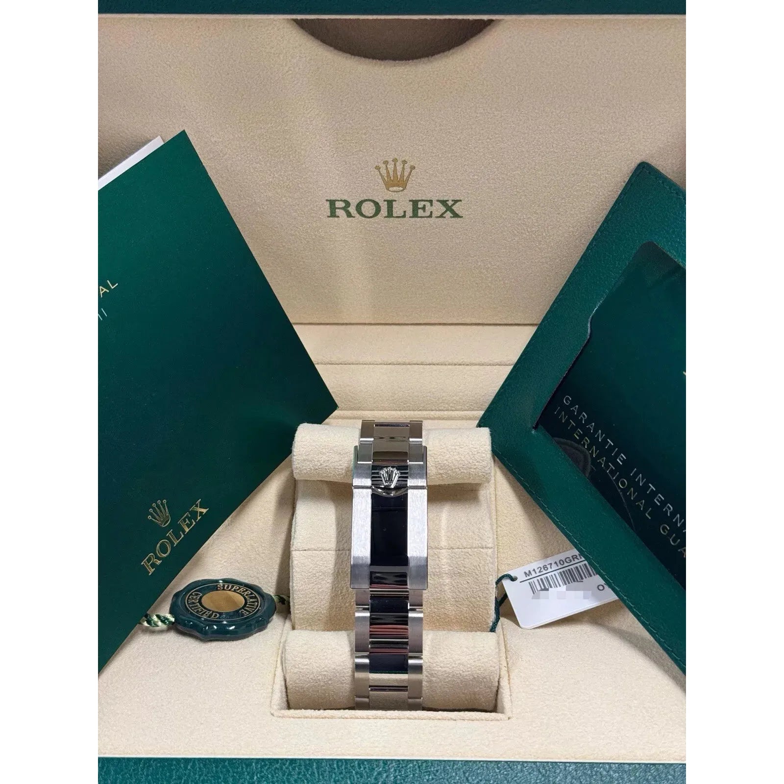 2024 Rolex GMT Master II Bruce Wayne Oyster 126710GRNR