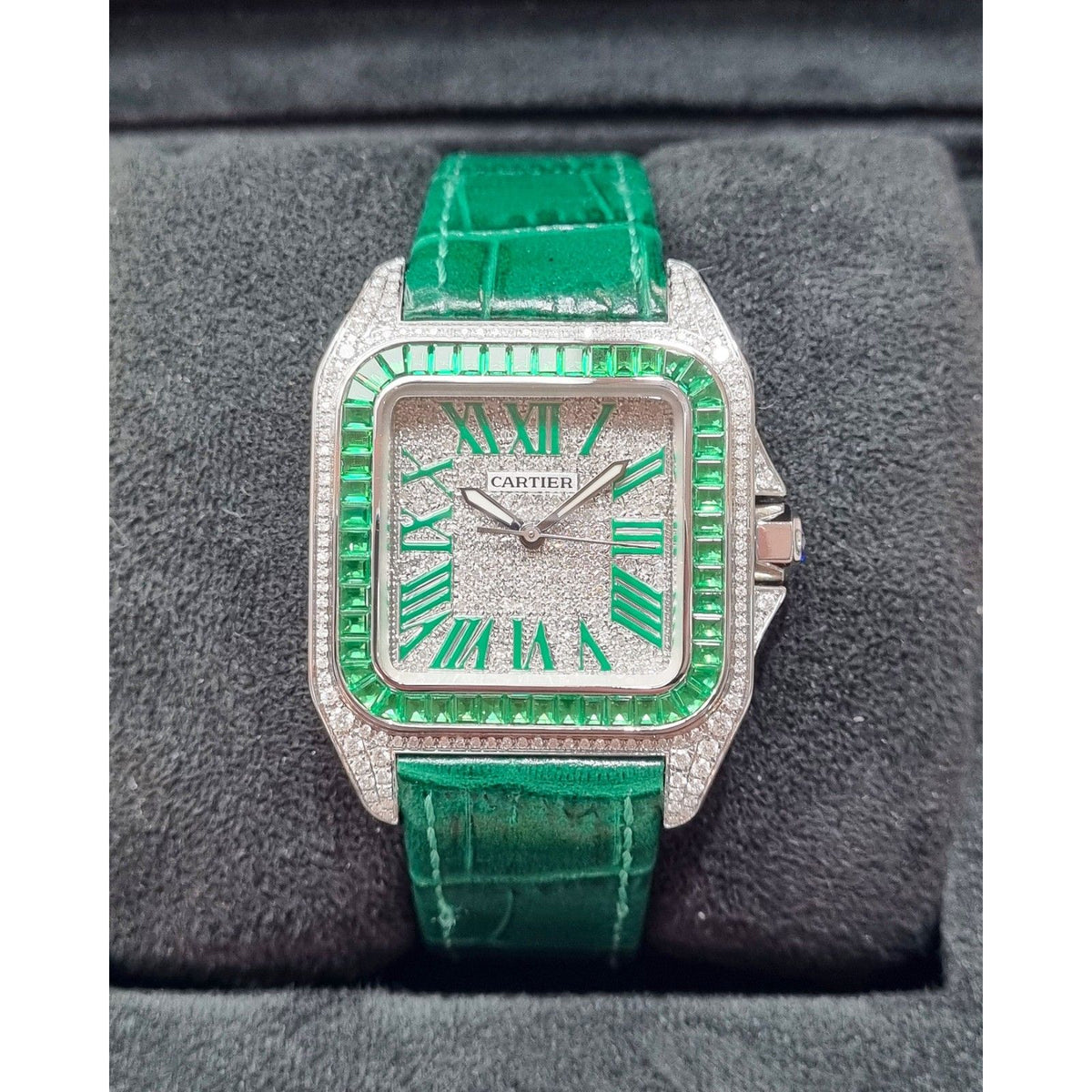 Cartier W20106X8 Santos 100 Automatic Watch